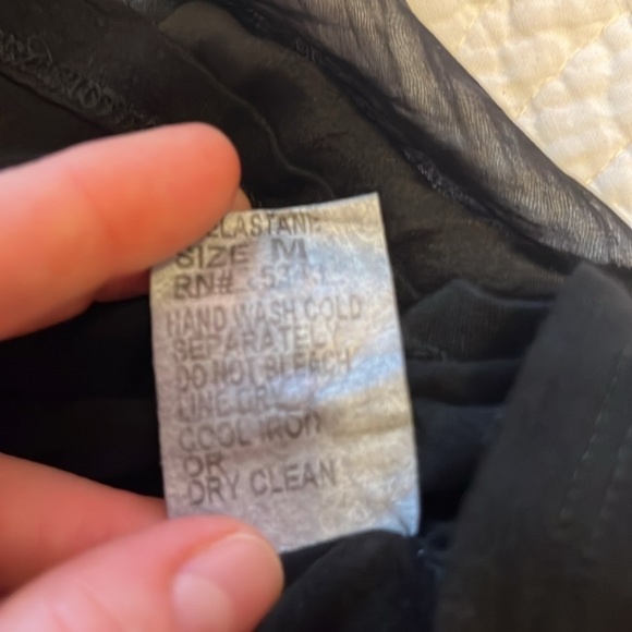 Via Signoria Italy Silk Lace Long Sleeve Black Blouse Sz Medium Whimsigoth Boho - Picture 7 of 7